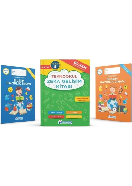 Bilsem Tablet Sınavı Seviye 1-2-3-4-5 ve 5'li Deneme fırsatları
