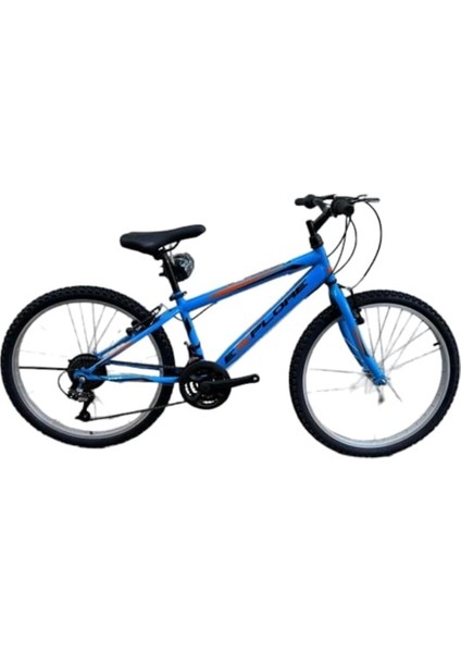 2433 Explorer Erkek Dağ Bisikleti V 24 Jant 21 Vites Mavi