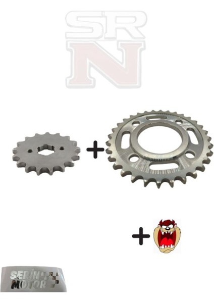 Cg Çita Ön 17 Arka 32 Tel Jant Uyumlu Dişli Takımı (Uzun Yol) +Tzmnya Stcker (Açıklamayı Okuyunuz)