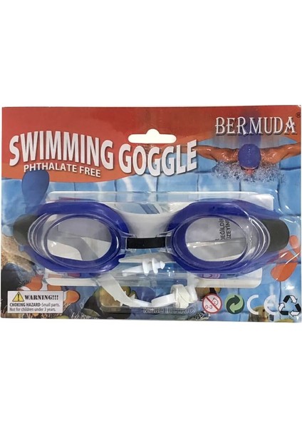 Renkli Unisex Yüzücü Gözlüğü, Esnek Burun, 3+ Yaş Uygun, Konforlu ve Şık Tasarım