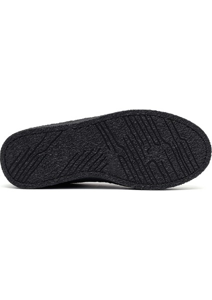Kadın Siyah Bağcıklı Kalın Tabanlı Deri Sneaker 25AFD511118 fırsatları