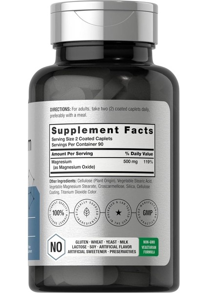 Magnesium 500 mg | 180 Kapsül modelleri