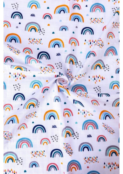 Renkli Çok Amaçlı Müslin Örtü ve Battaniye Seti 80X80 Cm, %100 Pamuk indirimleri