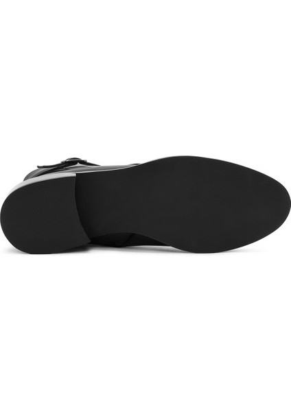 Kadın Siyah Fermuarlı Deri Bot 25WFD150918 fırsatları