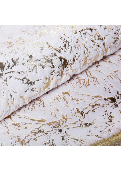 Beyaz Yumuşak Peluş Halı - Desenli Şık Salon Halısı fiyatları