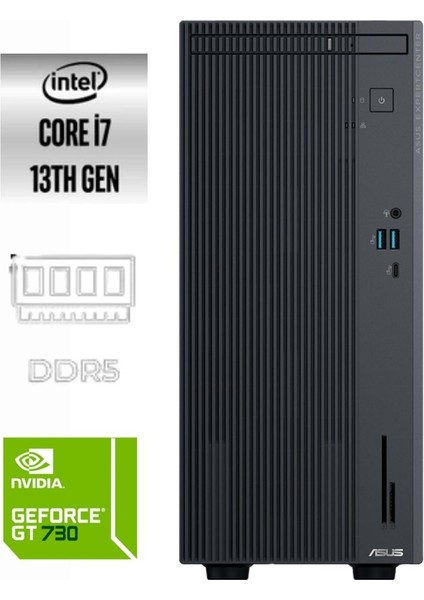 Expertcenter P500MV-147 i7-13620H 8gb 1tb Quadro Nvidia GT730 4gb Freedos Mini Tower Masaüstü Bilgisayar
