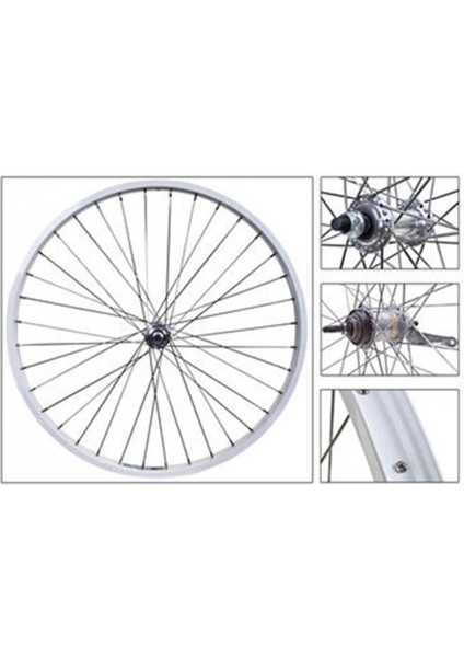 26''x1.75 Alu.jantlı 3 Vitesli Nexus Iç Dişli / Coaster Fren Arka Tekerlek Takım