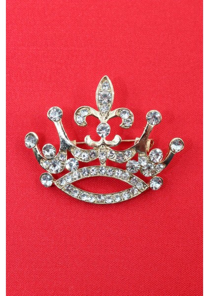 Kraliçe Tacı Broş. Taşlı Tasarım Kraliçe Taçlı Broş. Yaka Iğnesi Kraliçe Tacı Broş. Kadın Broş. Broş