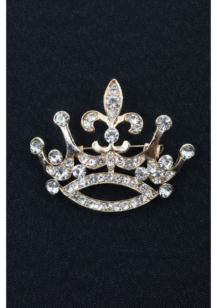 Kraliçe Tacı Broş. Taşlı Tasarım Kraliçe Taçlı Broş. Yaka Iğnesi Kraliçe Tacı Broş. Kadın Broş. Broş fırsatları