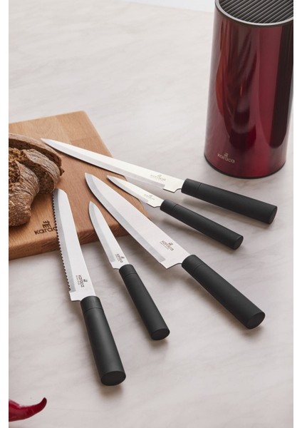 Standlı 6 Parça Bıçak Seti, Şık ve Kullanışlı Mutfak Gereci fiyatları