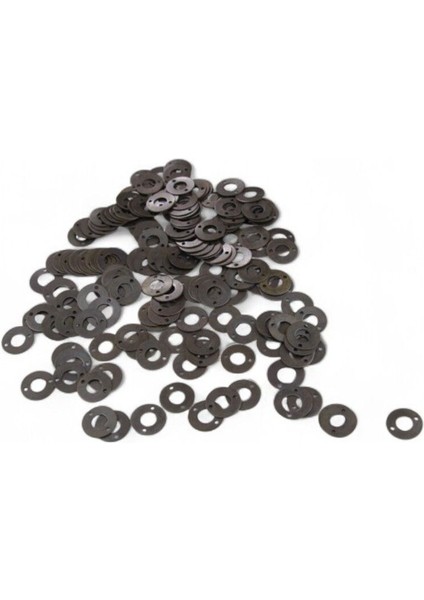 Ortası Delik 13X3,5 mm Bakır Pirinç Pul Payet (30 gr 70 Adet)