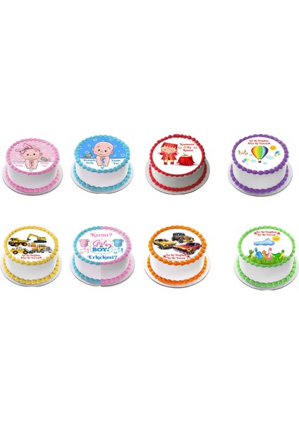 Yenilebilir Pasta Resmi Yarım Yaş Kız Pasta Resmi Yenilebilir 6- 8- 10 Kişilik Pastaya Uygun 16 cm fiyatları
