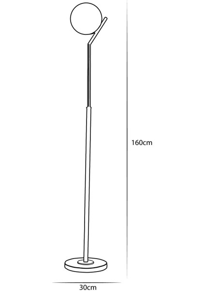 Modern Sarı-Siyah Metal Gövdeli Şık Yer Lambası, Beyaz Cam Detaylarla.