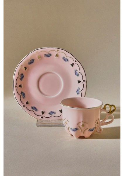 Iki Kişilik Pembe Kahve Fincanı, 65 Ml, Şık ve Kullanışlı Tasarım fiyatları