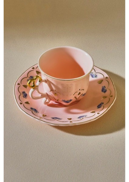 Iki Kişilik Pembe Kahve Fincanı, 65 Ml, Şık ve Kullanışlı Tasarım fırsatları
