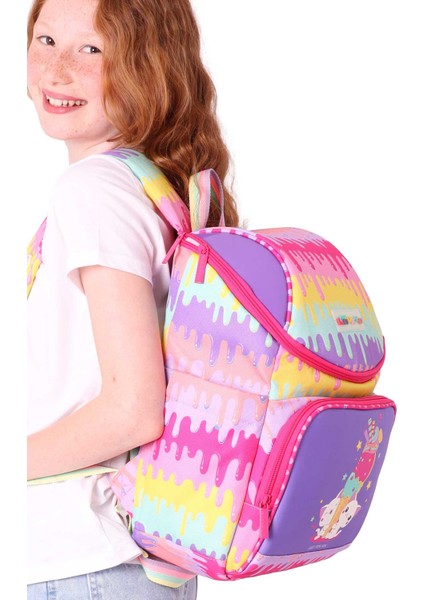 Su Geçirmez Kumaş Kız Çocuk Çok Gözlü Ortopedik Sırt Okul Çantası L5247 modelleri