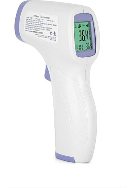 Infrared Thermometer Kızılötesi Temassız Mor Ateş Ölçer