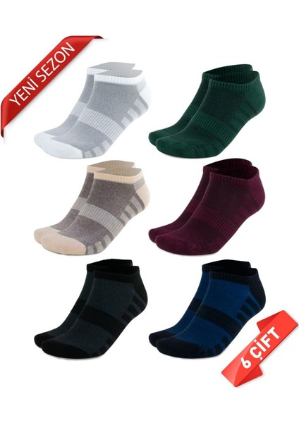 Premium Dikişsiz Bambu Erkek Süper Patik Çorap -10539-AST-36-40