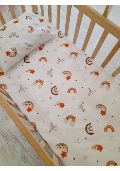 Ekru %100 Pamuk Lastikli Bebek ve Çocuk Çarşaf Takımı fiyatları