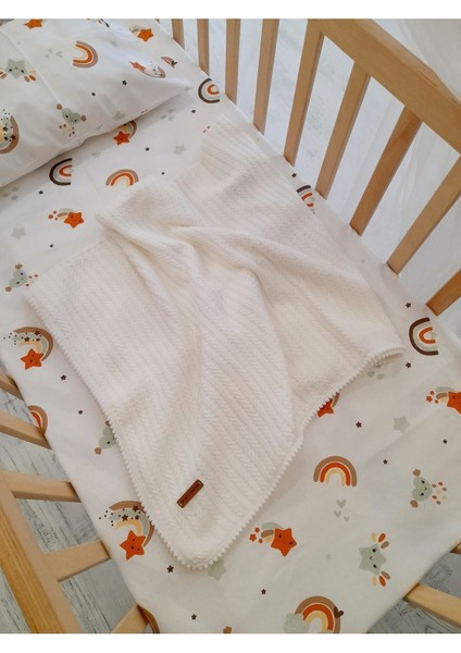 Ekru %100 Pamuk Lastikli Bebek ve Çocuk Çarşaf Takımı fırsatları