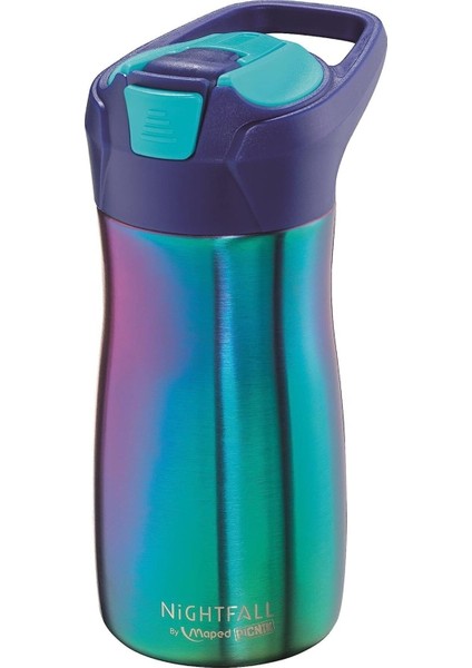 Mavi 430 ml Paslanmaz Çelik Matara, Dayanıklı ve Hafif, Ideal Seyahat ve Günlük Kullanım fiyatları