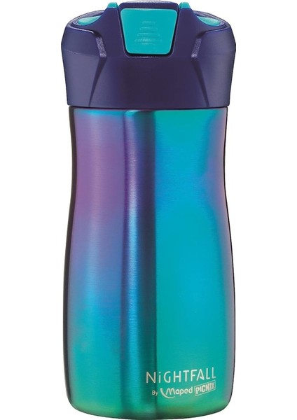 Mavi 430 ml Paslanmaz Çelik Matara, Dayanıklı ve Hafif, Ideal Seyahat ve Günlük Kullanım fırsatları