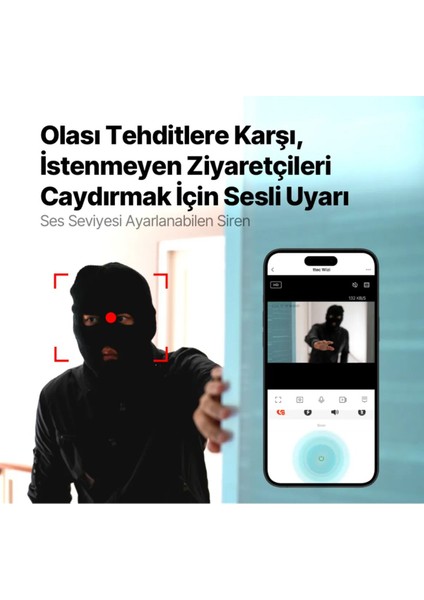 SC009-WL2A Tak Çalıştır Full Hd 102 Derece Görüş Açılı Gece Görüşlü Akıllı Wifi Kamera indirimleri