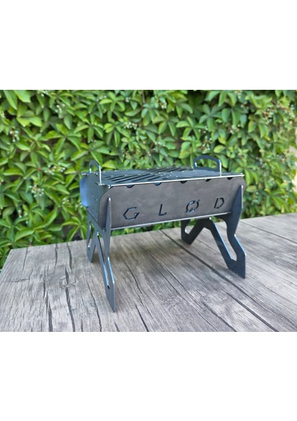 Glod Kamp Mangalı | Demonte, Şık ve Kompakt Tasarım + Fermuarlı Taşıma Çantası 20X20CM