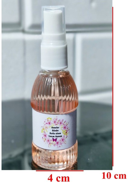 Sprey Kolonya 80 Derece Esanslı Anneler Günü Temalı 8 Adet Gelecek