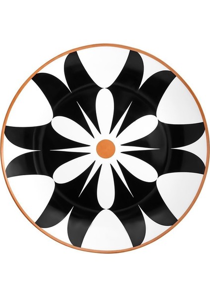 6 Parça Porselen Pasta Takımı, 19 Cm, Şık ve Zarif Tasarım