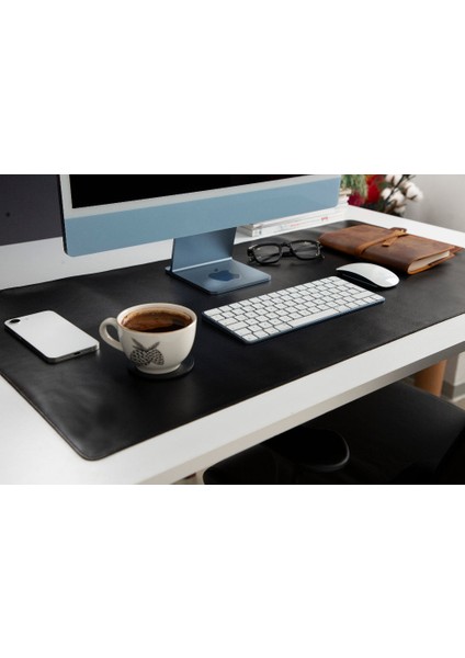 Still & Silent - Noir Gerçek Deri Desk Mat Macbook Altlığı fiyatları