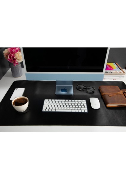 Still & Silent - Noir Gerçek Deri Desk Mat Macbook Altlığı modelleri