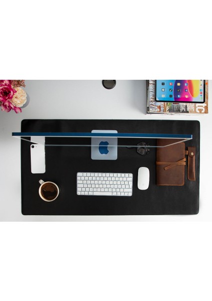 Still & Silent - Noir Gerçek Deri Desk Mat Macbook Altlığı indirimleri