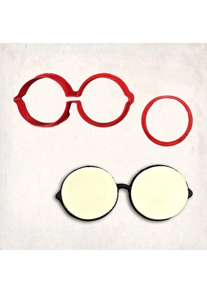 Güneş Gözlüğü Detay Kurabiye Kalıp Seti 2’li