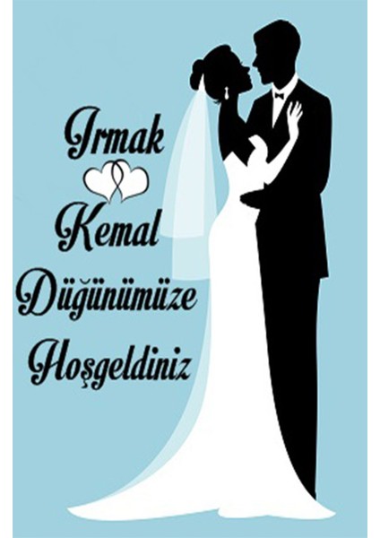Düğün Magnet Büyük Boy 6,5x9,5 cm 16 Adet Gelecek