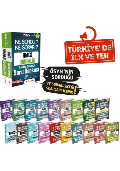Dizgi Kitap 2025 Hukuk Atölyesi Hmgs Hakimlik Ne Sordu Ne Sorar Soru Bankası Modüler Set