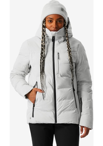 Wedze Kadın Şişme Kayak Montu - Bej - 900 Warm