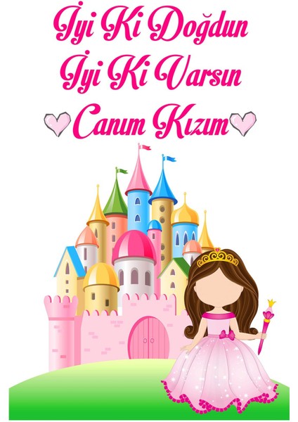 Prenses Magnet Büyük Boy 6,5x9,5 cm 16 Adet Gelecek