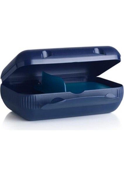 Siyah Renkli Eco Ayraçlı Pratik Yemek Kabı