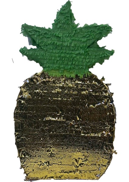Pırıltılı Ananas Şekilli Pinyata 35X10X59CM