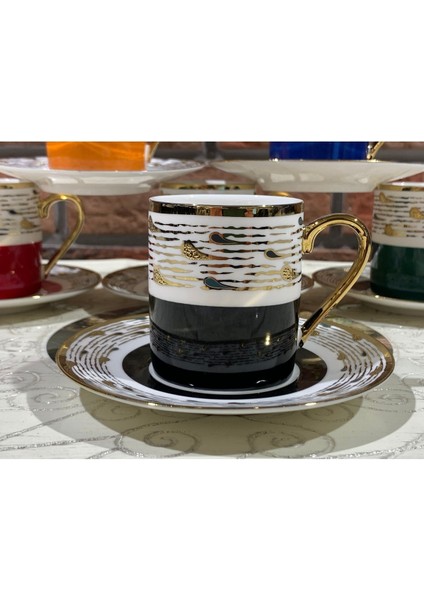 Renkli Porselen Fincan Takımı, Şık ve Zarif Set fırsatları