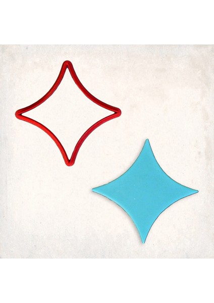 Atom Yıldızı Kurabiye Kalıbı Şekillendirici Kopat