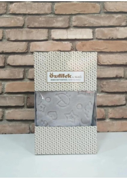 Yumuşak ve Şık Bebek Battaniyesi 100X120 Cm, A.gri Renkli, Konfor Dolu Kullanım fiyatları