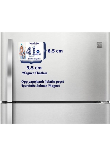 Sünnet Magnet Büyük Boy 6,5x9,5 cm 16 Adet Gelecek fiyatları