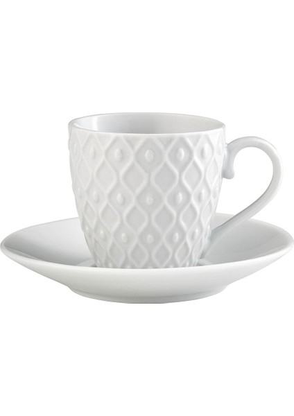 6 Kişilik 90 ml Beyaz Kahve Fincan Takımı, Şık ve Kullanışlı Set fırsatları