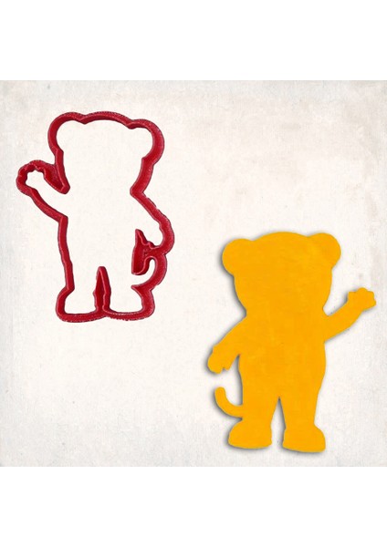 Kaplan Daniel Kurabiye Kalıbı Şekillendirici Kopat