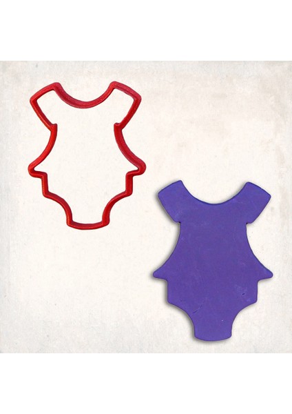 Bebek Bodysuit Kurabiye Kalıbı Şekillendirici Kopat