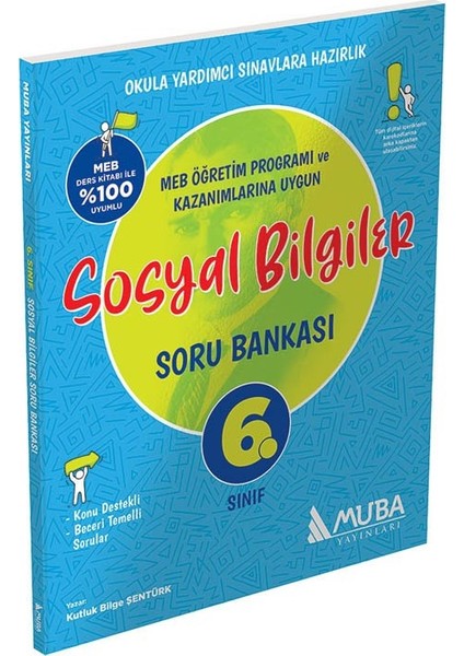 Muba 2026 6. Sınıf Sosyal Bilgiler Soru Bankası Yeni Müfredata Uygun