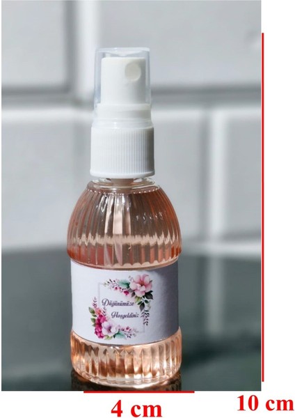 Sprey Kolonya 80 Derece Esanslı Düğün Temalı 8 Adet Gelecek fiyatları