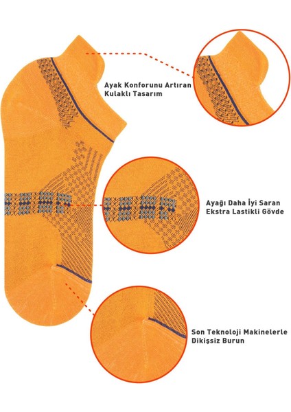 Dikişsiz Kulaklı Bambu Süper Patik Çorap fiyatları